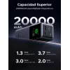 Batería externa Ugreen 20000mAh 130W carga rápida litio gris