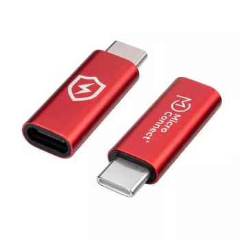 Adaptador de cable Microconnect MC-CCADAP-SC USB C rojo