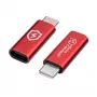 Adaptador de cable Microconnect MC-CCADAP-SC USB C rojo