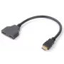 Cable divisor HDMI en Y Microconnect, 0,2 m, HDMI Type-A (estándar), 2 x HDMI Type-A (estándar), 1920 x 1200 píxeles, negro