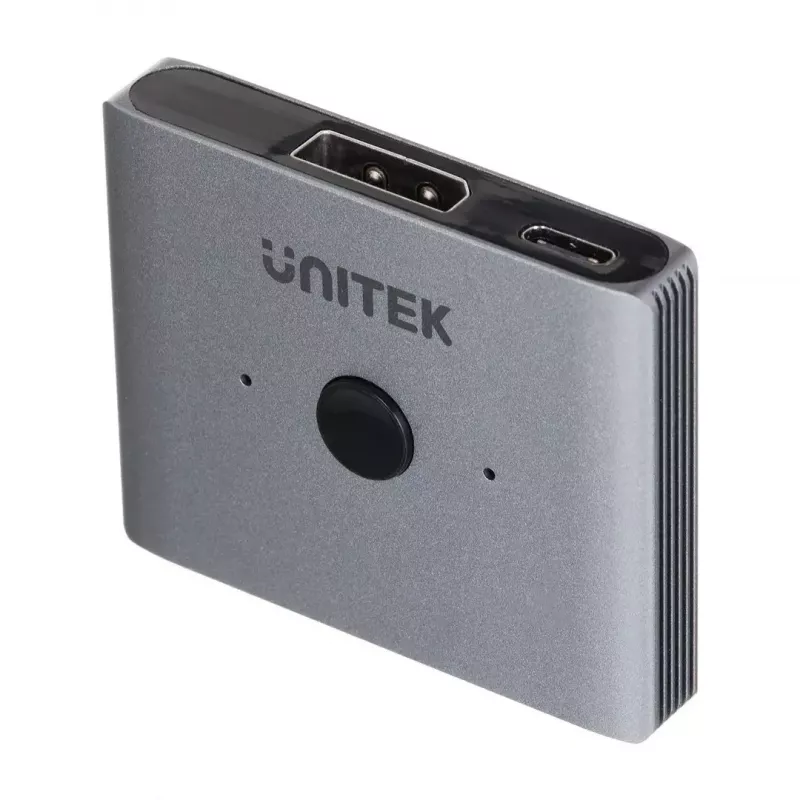Conmutador bidireccional Unitek DP 1.4 8K 2 en 1 (MPN V1609A)