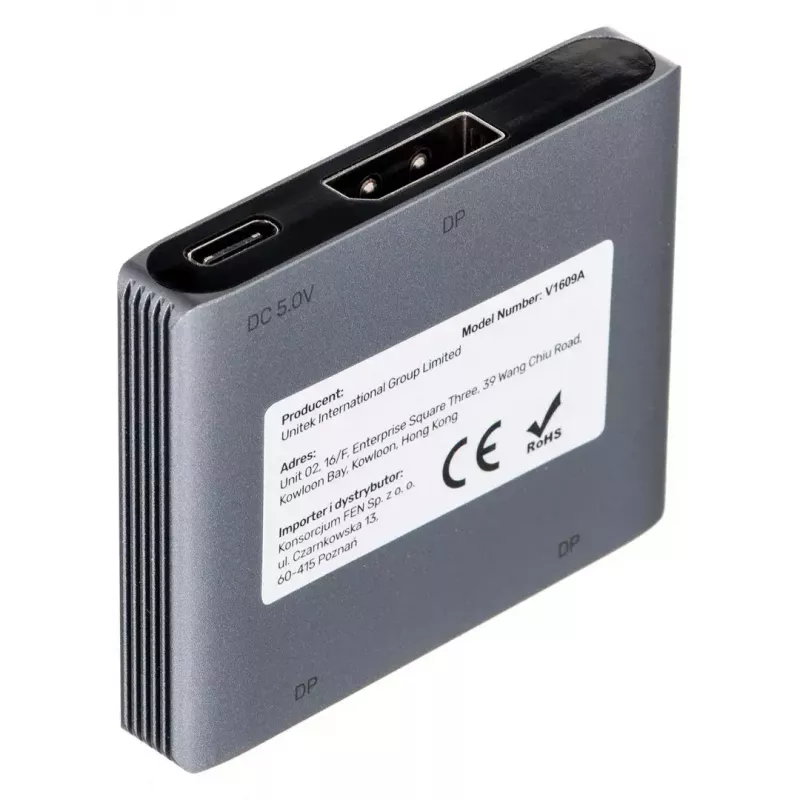 Conmutador bidireccional Unitek DP 1.4 8K 2 en 1 (MPN V1609A)