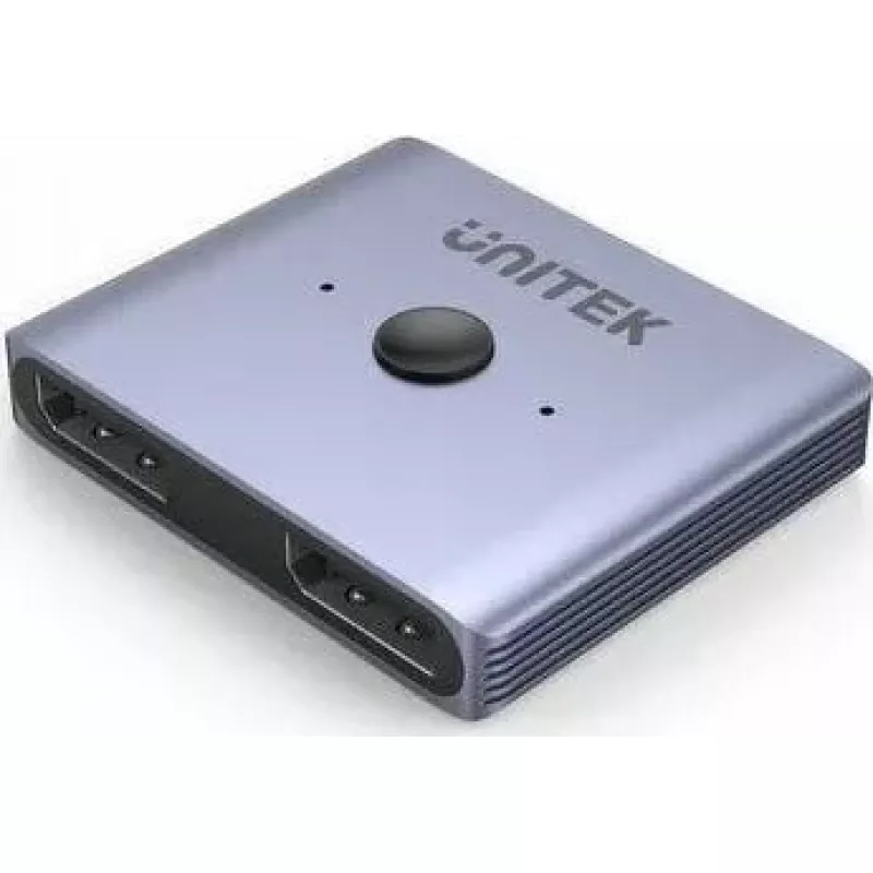 Conmutador bidireccional Unitek DP 1.4 8K 2 en 1 (MPN V1609A)