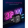 Cargador de pared ICY BOX 2 puertos USB Power Delivery carga rápida negro