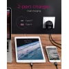 Cargador de pared ICY BOX 2 puertos USB Power Delivery carga rápida negro