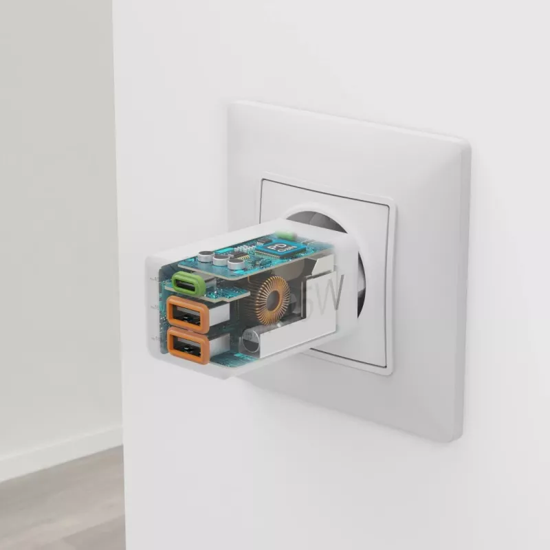 Hama 00201995 cargador para dispositivos móviles smartphone blanco AC carga rápida interior, exterior