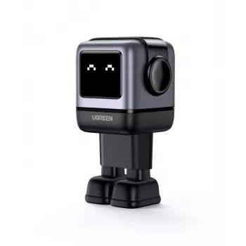 Ugreen Nexode RG 65W cargador GaN de 3 puertos ordenador portátil, móvil, portátil, batería externa, teléfono gris AC carga rápida interior