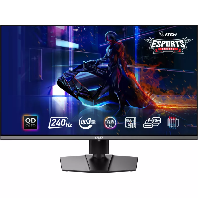 MSI MPG 321URX QD-OLED monitor de ordenador 80 cm (31,5 inch) 3840 x 2160 píxeles 4K Ultra HD negro