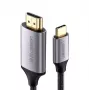 Ugreen 50570 adaptador de cable de vídeo 1,5 m USB C HDMI Type-A (estándar) negro