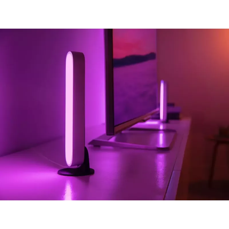 Lámpara de pared inteligente Philips Hue White and Colour Ambience Play Light Bar set de ampliación