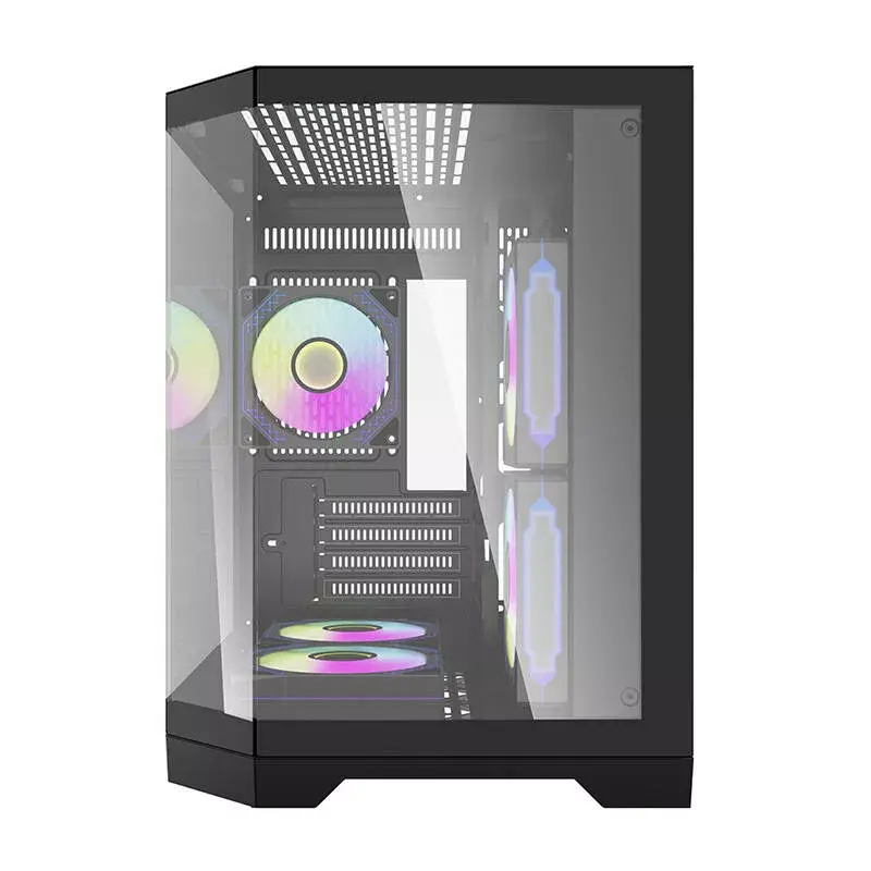 Caja de ordenador Darkflash FT350 ATX negra
