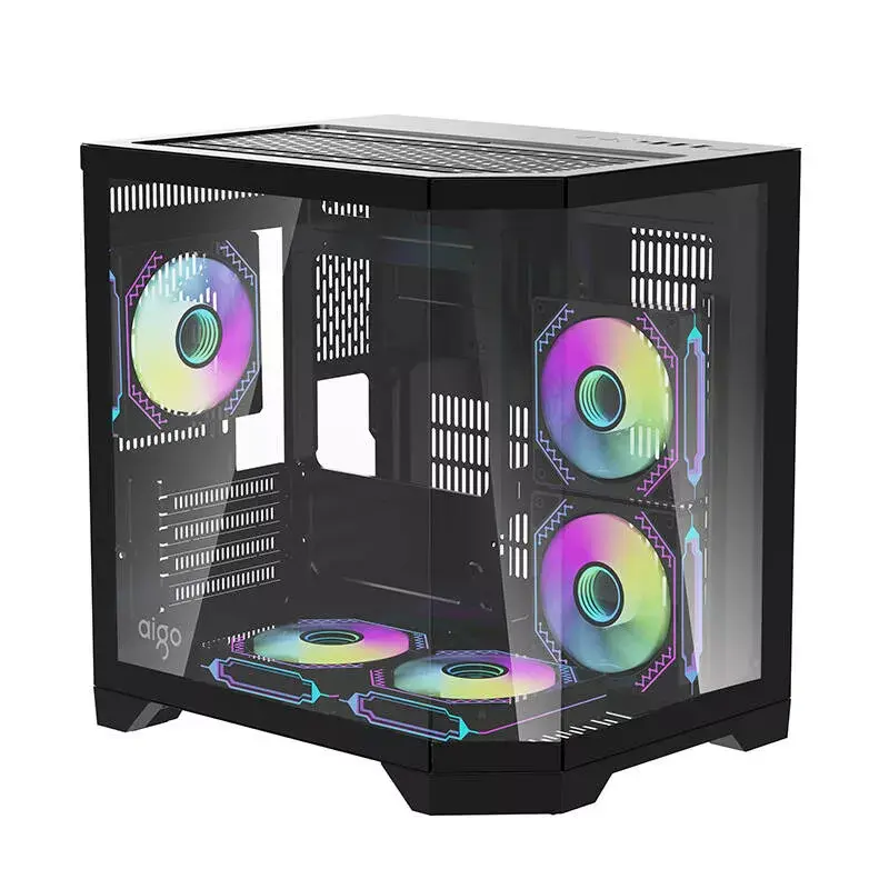 Caja de ordenador Darkflash FT350 ATX negra