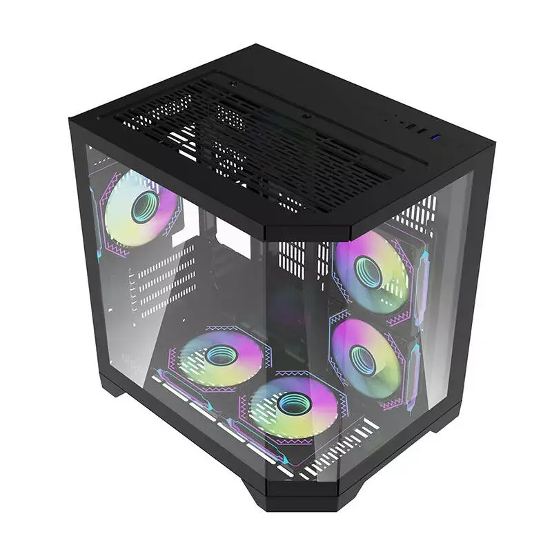 Caja de ordenador Darkflash FT350 ATX negra