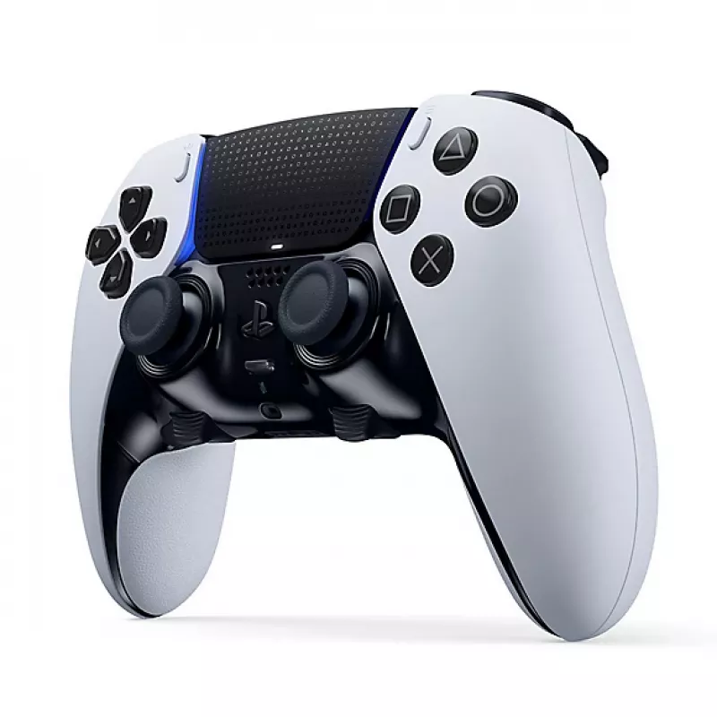 Mando Sony DualSense Edge para PlayStation 5 — con cable e inalámbrico (Bluetooth/USB), negro/blanco