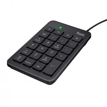 Teclado numérico Trust 22221 portátil/PC USB negro