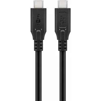 Cable USB Goobay 74205 USB 3.2 Gen 1 1m USB-C Negro