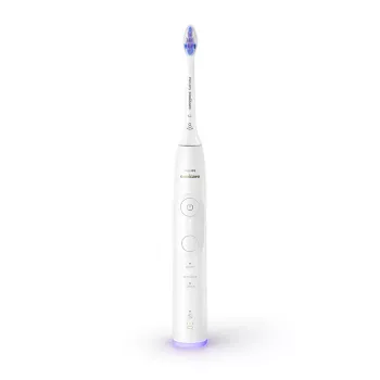 Cepillo de dientes sónico Philips Series 6500 HX7419/01 — tecnología sónica, 62.000 movimientos/min, 3 modos, sensor de presión, 2 mangos, 2 cabezales, estuche de viaje