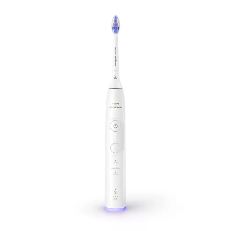 Cepillo de dientes sónico Philips Series 6500 HX7419/01 — tecnología sónica, 62.000 movimientos/min, 3 modos, sensor de presión, 2 mangos, 2 cabezales, estuche de viaje