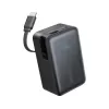 Batería externa Anker Nano 45W con cable USB-C retráctil integrado A1638H11 10000 mAh Negro
