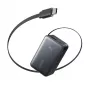 Batería externa Anker Nano 45W con cable USB-C retráctil integrado A1638H11 10000 mAh Negro