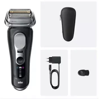 Afeitadora de láminas Braun Series 9 Pro+ 9600s con recortador Negro