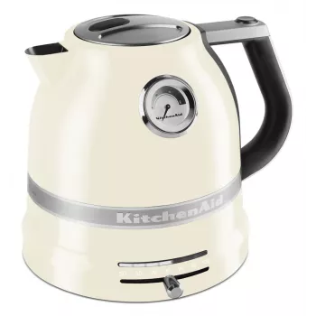 Hervidor KITCHENAID 1,5 L 2400 W Crema, 7 ajustes de temperatura, cuerpo de acero inoxidable