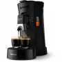 Philips Senseo Select CSA230/69 cafetera de monodosis, salida de agua caliente, One Touch, negra