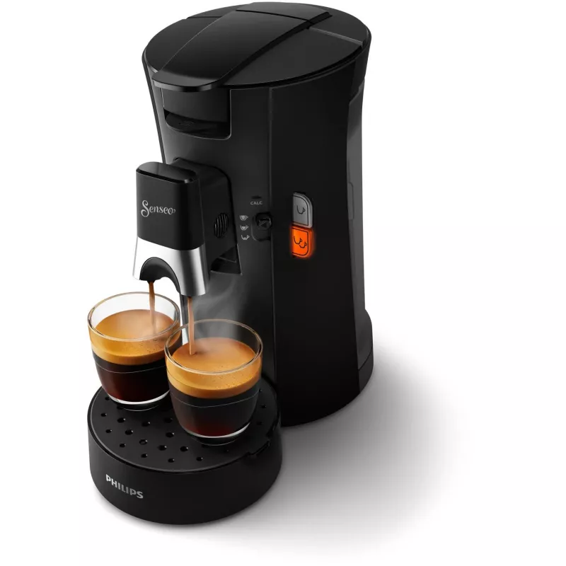 Philips Senseo Select CSA230/69 cafetera de monodosis, salida de agua caliente, One Touch, negra