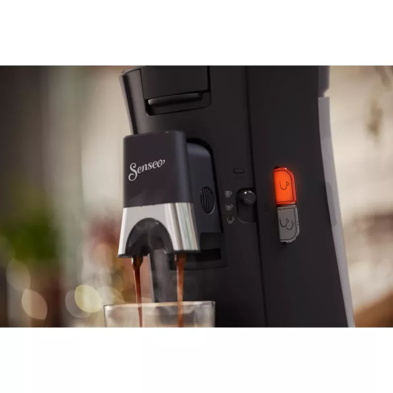 Philips Senseo Select CSA230/69 cafetera de monodosis, salida de agua caliente, One Touch, negra