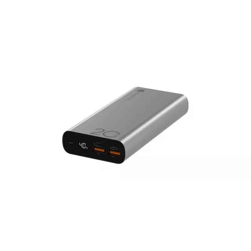 Batería externa portátil Navitel PWR20 AL PLATA 20000 mAh