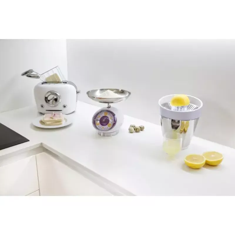 Báscula de cocina mecánica ViceVersa Tix blanca
