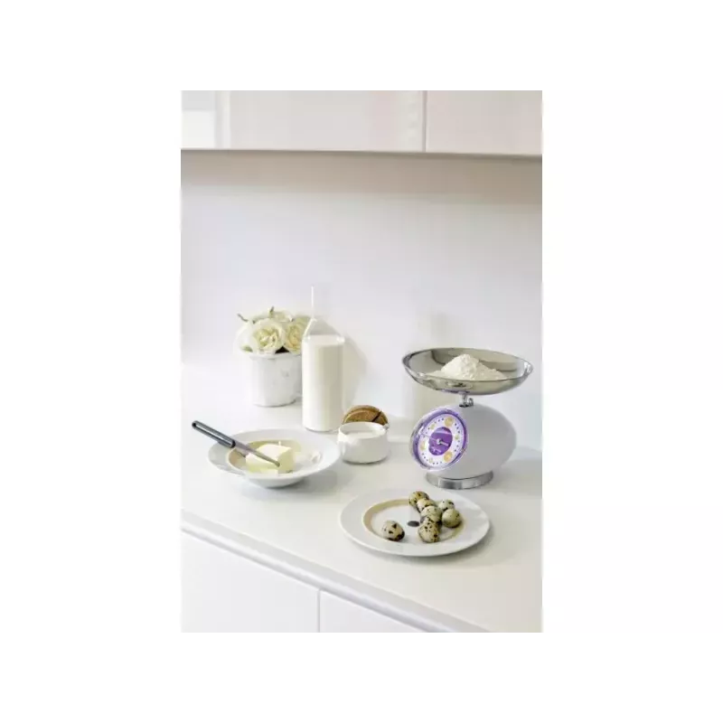 Báscula de cocina mecánica ViceVersa Tix blanca