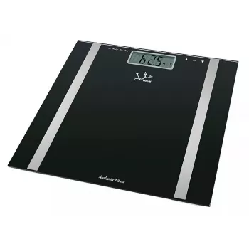 Báscula de baño electrónica JATA Mod. 531 cuadrada negra