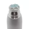 Botella al vacío JATA Termo 0,75 L negra verde gris