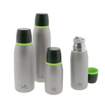 Botella isotérmica JATA Termo 1 L negra verde gris