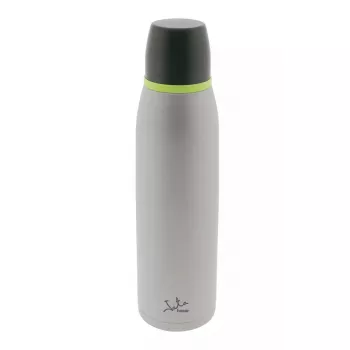 Botella isotérmica JATA Termo 1 L negra verde gris