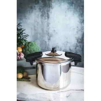Olla a presión para cocina JATA OSR6 6 L acero inoxidable