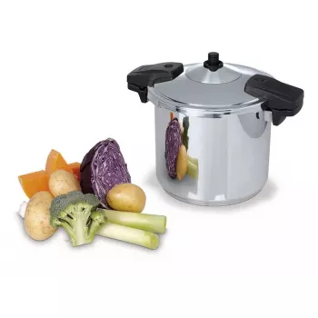 Olla a presión para cocina JATA OSR8 8L acero inoxidable