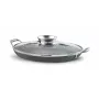 Sartén Pensofal Invictum Professional ovalada 36 cm con 2 asas y tapa de cristal