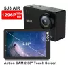 Cámara de acción SJCAM SJ8 Air, 1296p 30 fps, 14 MP, pantalla táctil de 2,33", Wi-Fi, negra