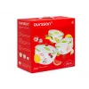 Juego de ensaladeras de cerámica Oursson BS2981RD/GA, manzana verde