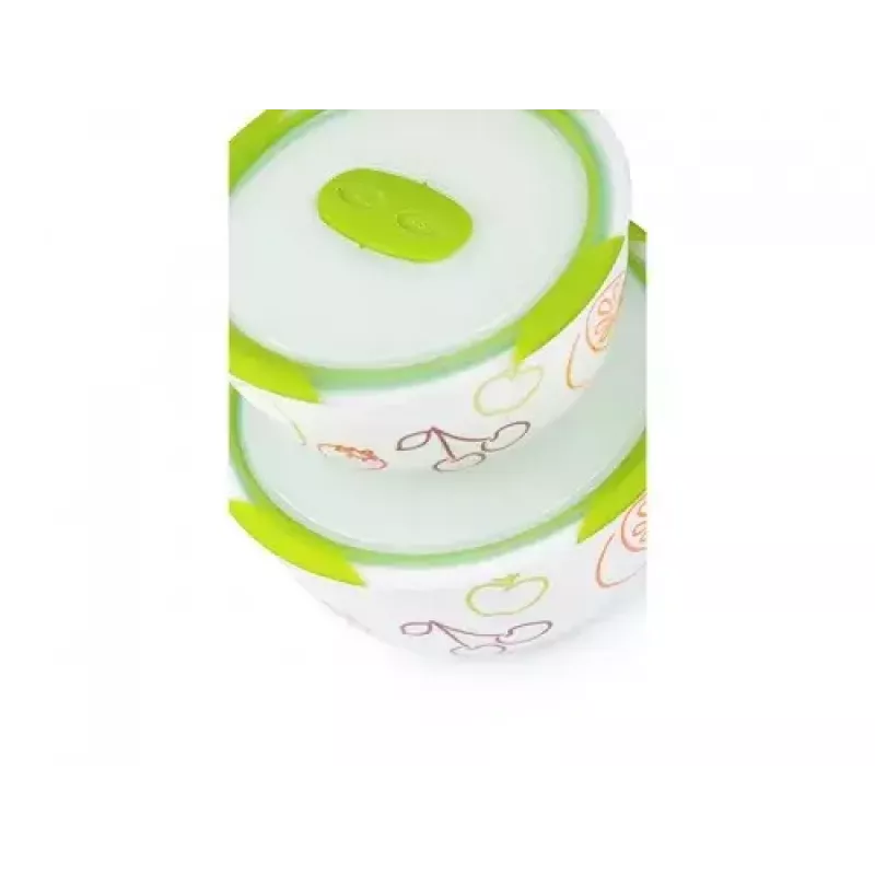 Oursson BS4781RC/GA juego de ensaladeras de cerámica, verde manzana