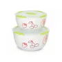 Oursson BS4781RC/GA juego de ensaladeras de cerámica, verde manzana