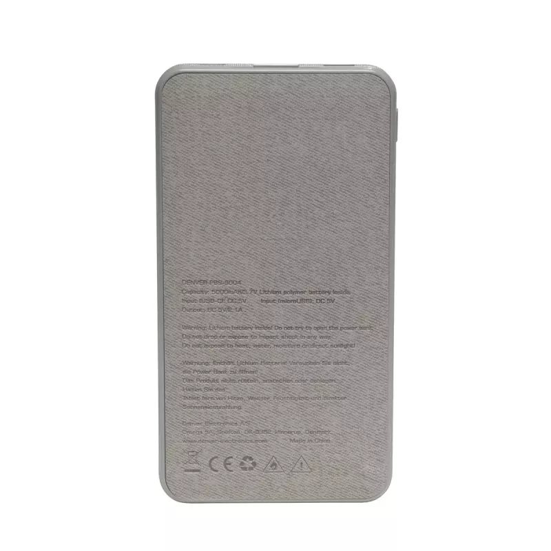 Batería externa Denver PBS-5004 5000 mAh