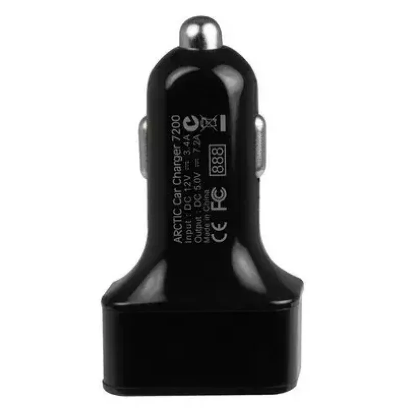 ARCTIC Car Charger 7200 – Cargador de coche USB de 3 puertos