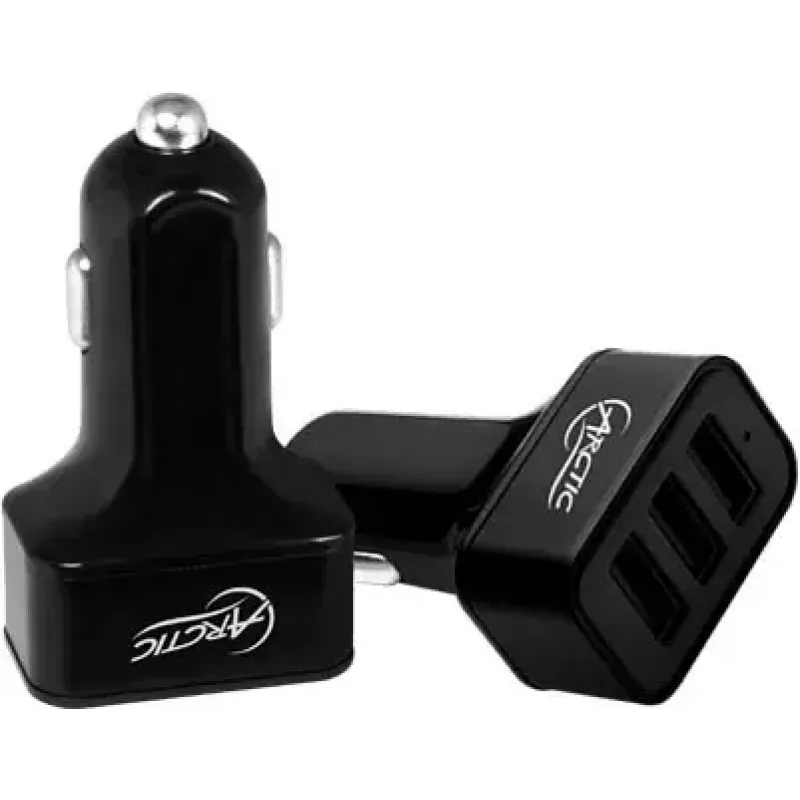 ARCTIC Car Charger 7200 – Cargador de coche USB de 3 puertos