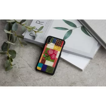 Funda para smartphone iKins para iPhone XS/S — diseño blanco flor de cerezo, carcasa rígida protectora
