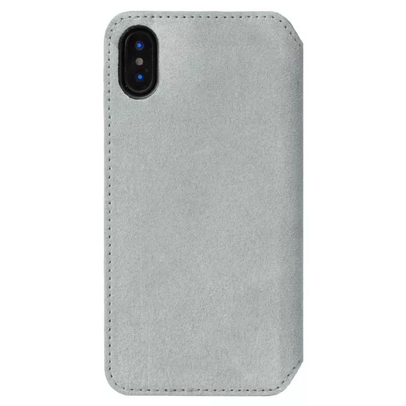 Funda tipo folio Krusell Broby 4 Card SlimWallet para iPhone X/XS gris