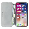 Funda tipo folio Krusell Broby 4 Card SlimWallet para iPhone X/XS gris