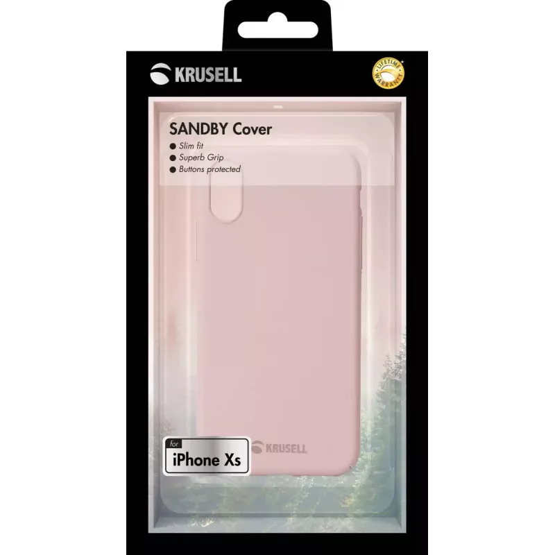 Funda Krusell iPhone X/XS rosa